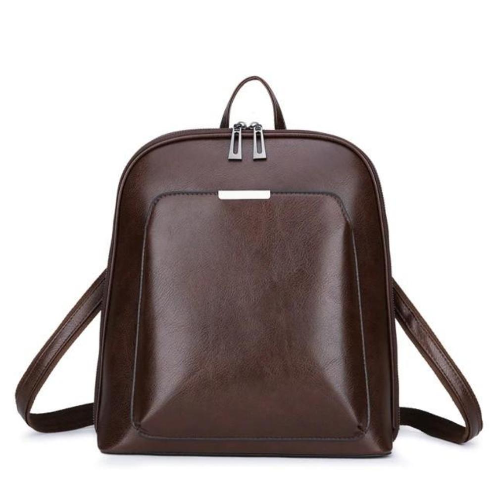 BRENDA - Classic Double-Zip Backpack