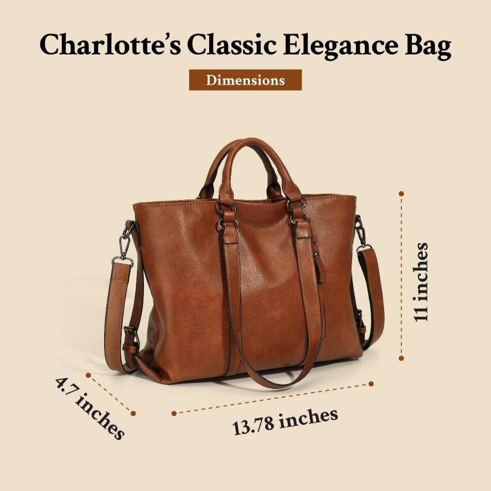 CHARLOTTE - Vintage Tote Bag