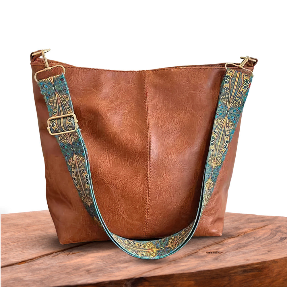 CHELSEY - Vintage Leather Shoulder Bag