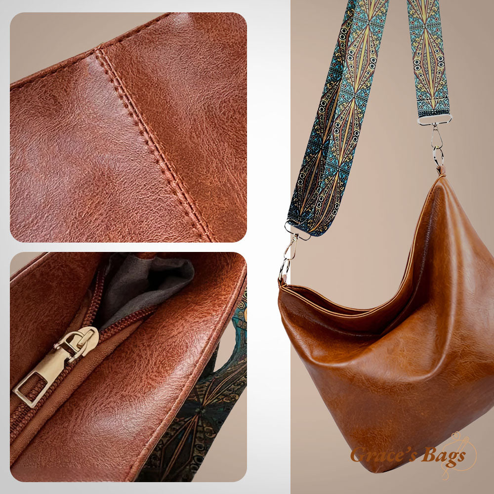 CHELSEY - Vintage Leather Shoulder Bag