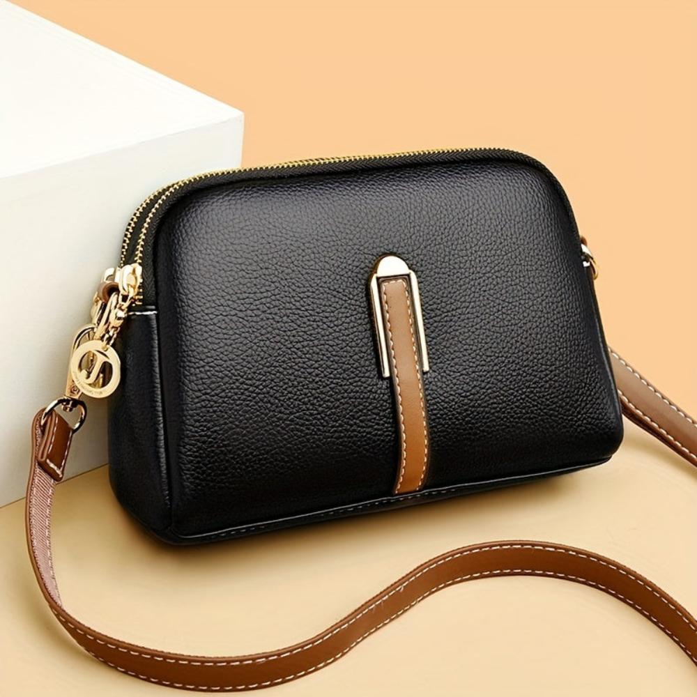 MILA - Litchi Crossbody Bag