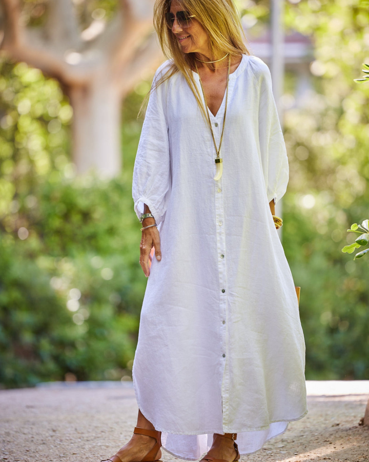 SYLVIE - Lovely Lightweight Linen Dress