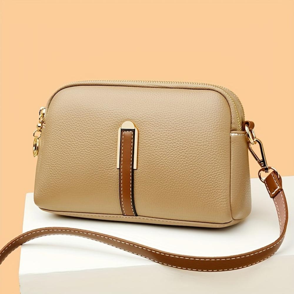 MILA - Litchi Crossbody Bag