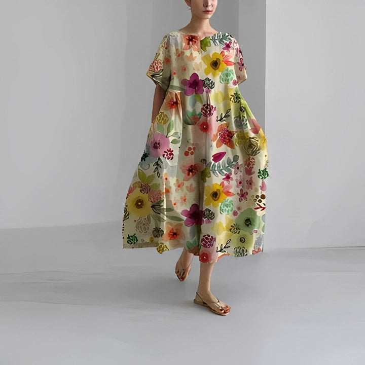 GRACE - Boho Floral Dress