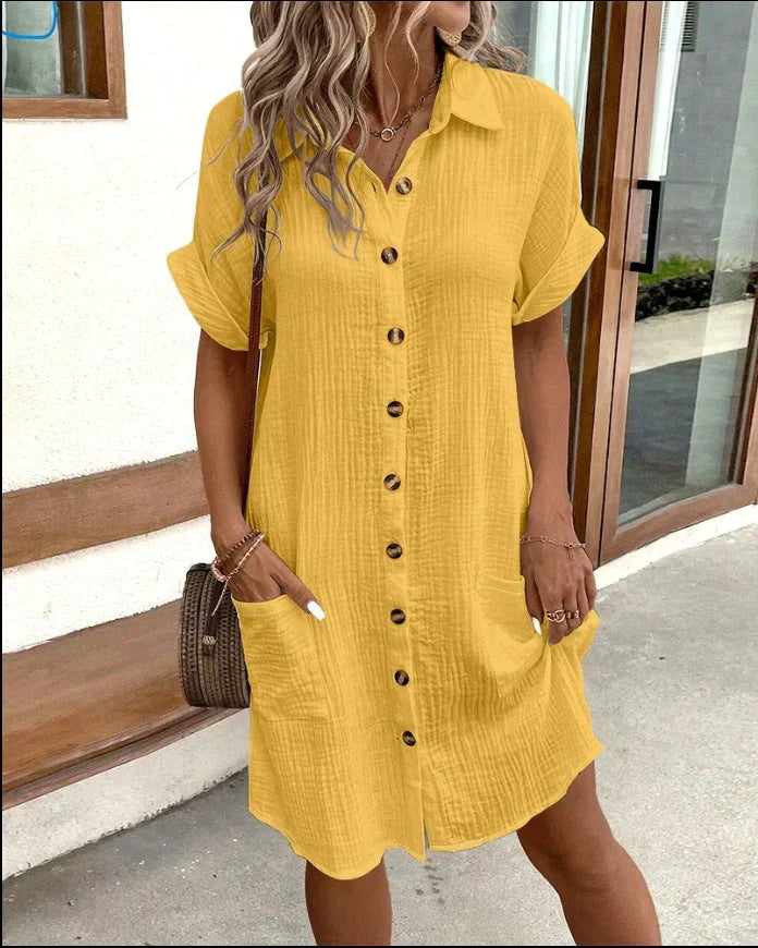 RENATA - Oversized Polo Dress