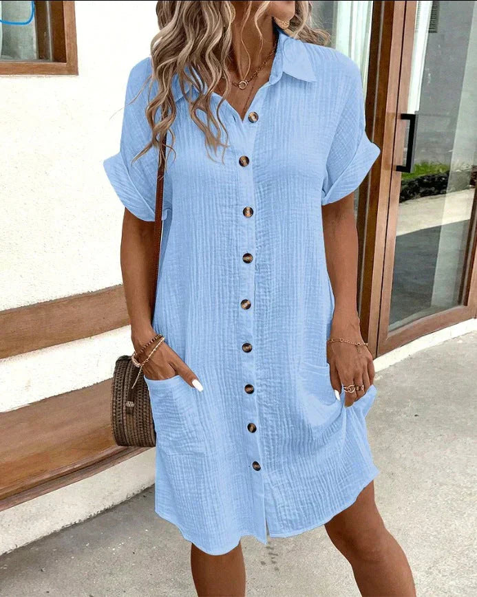 RENATA - Oversized Polo Dress