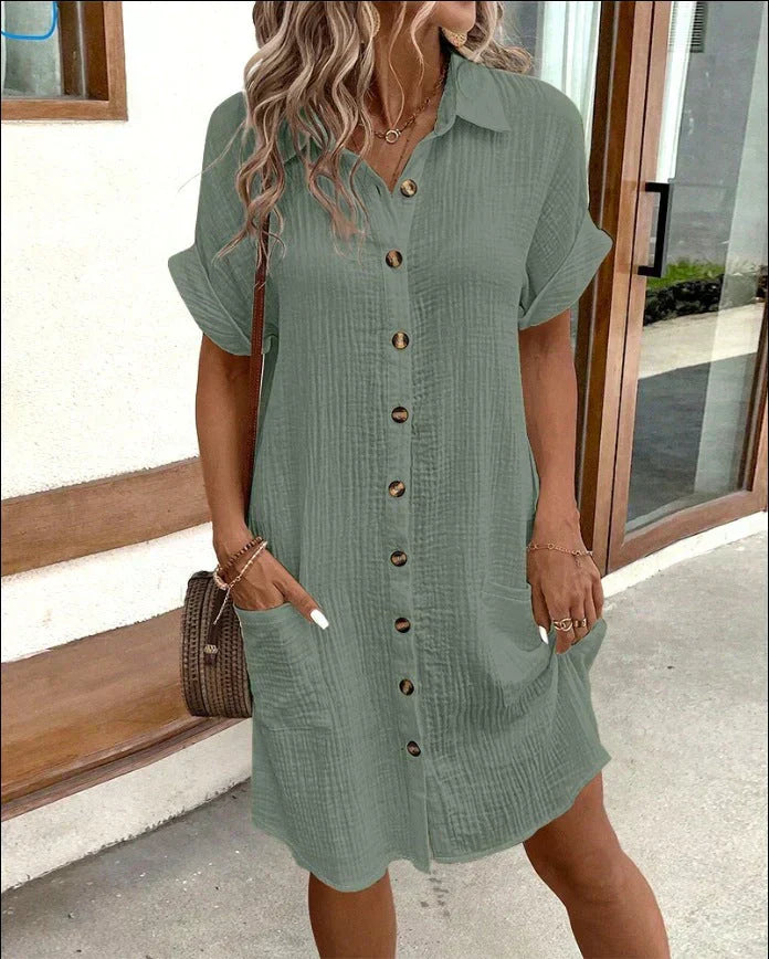 RENATA - Oversized Polo Dress