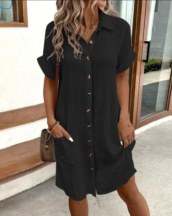 RENATA - Oversized Polo Dress